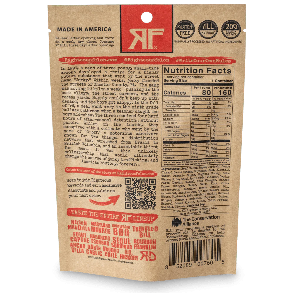 TERIYAKI BALBOA BEEF JERKY