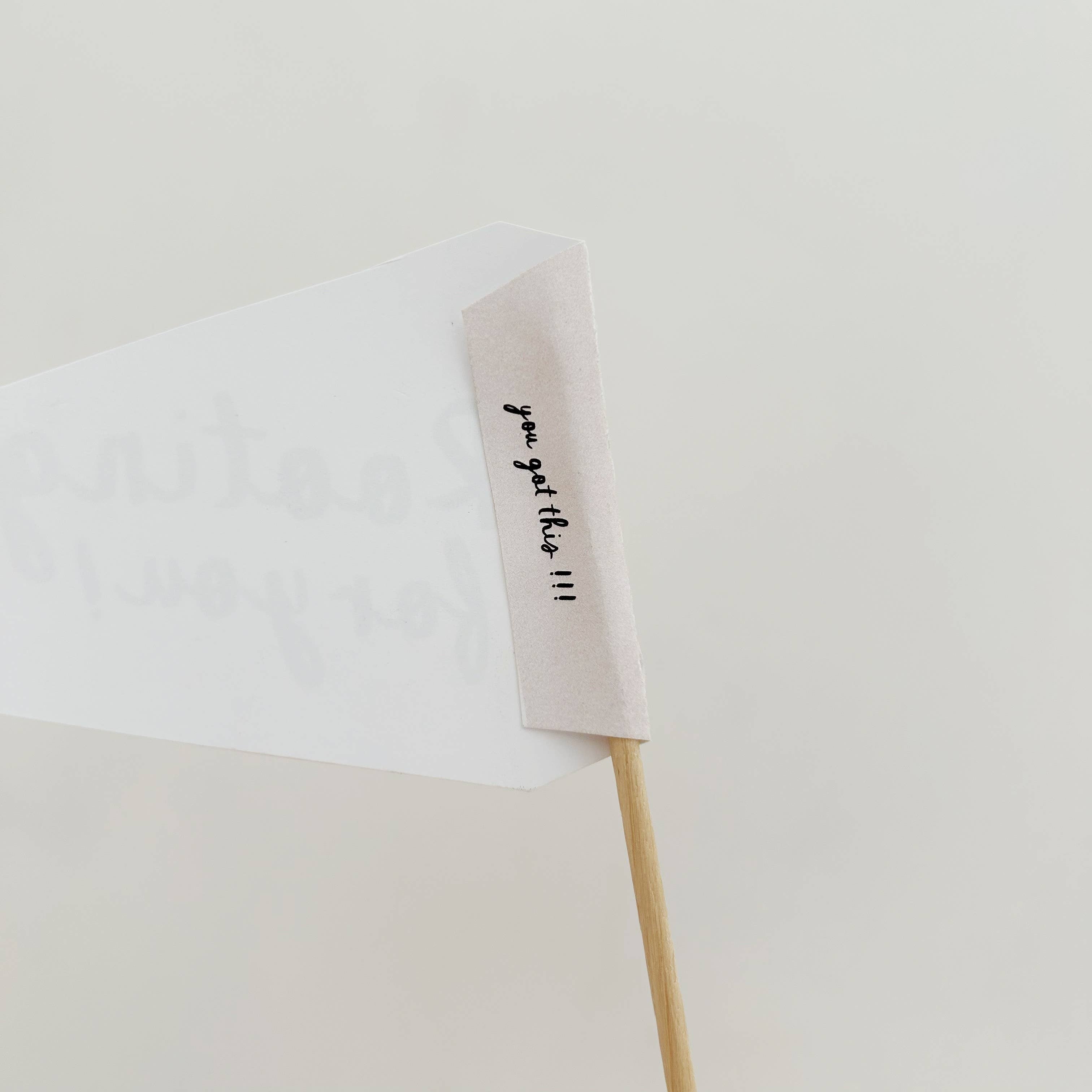 ROOTING FOR YOU PLANT FLAG