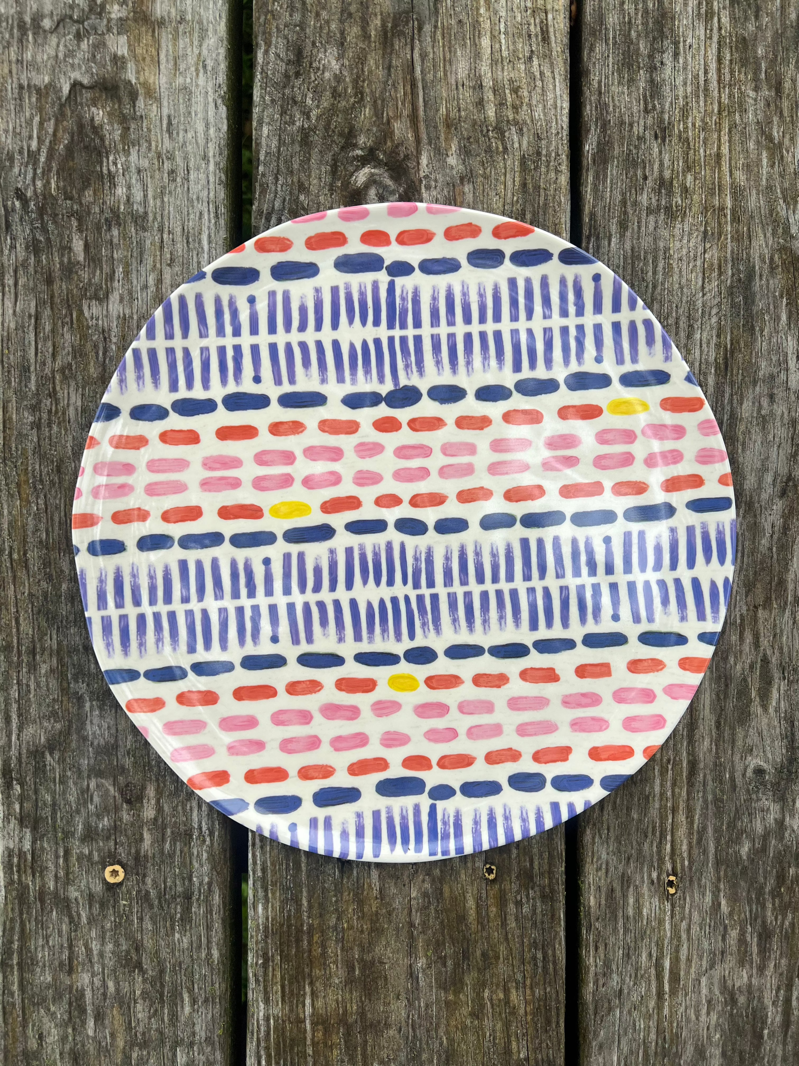 SUMMER PATTERNED PLATE