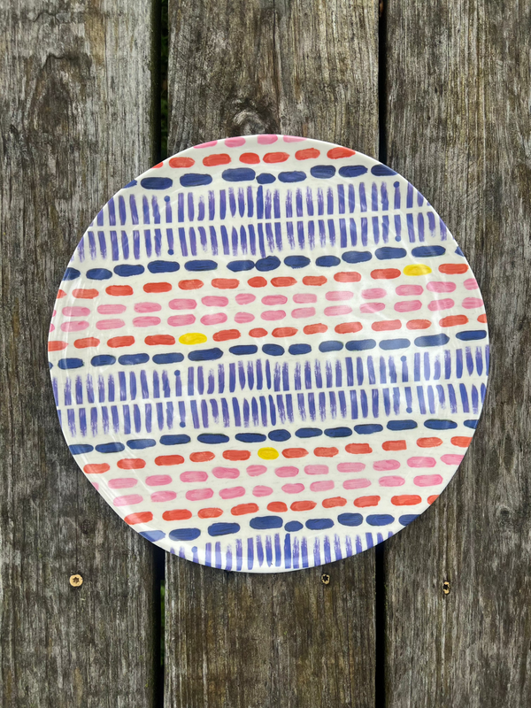 SUMMER PATTERNED PLATE
