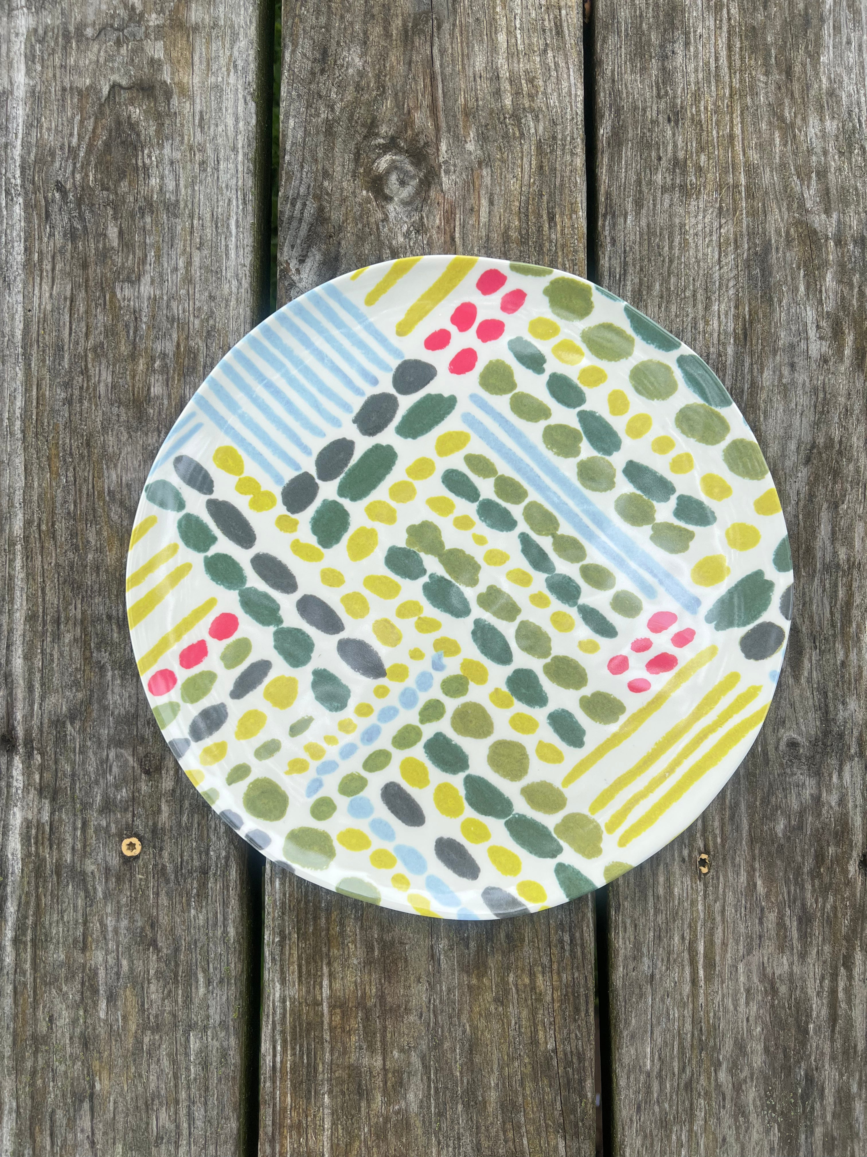 SUMMER PATTERNED PLATE