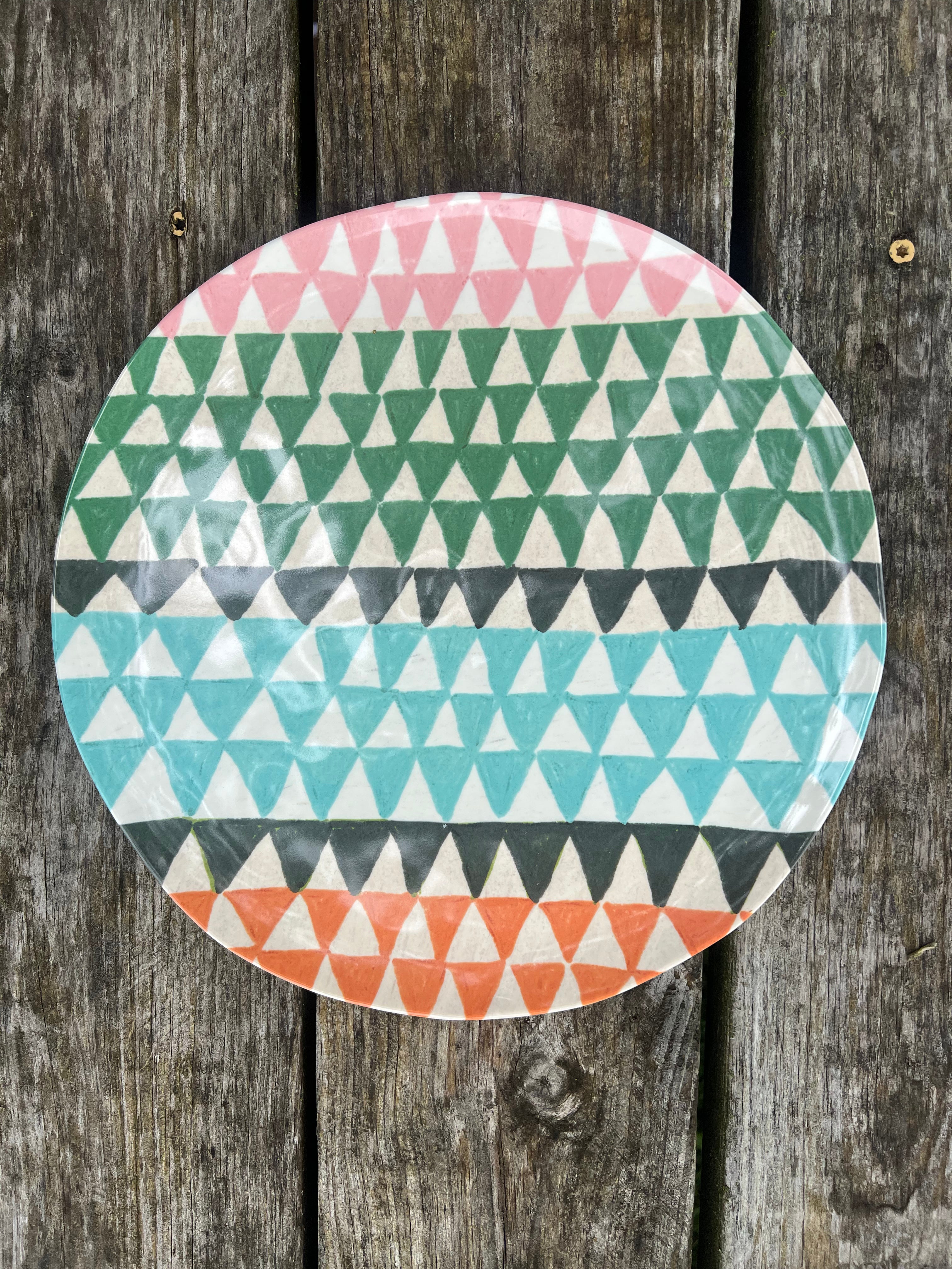 SUMMER PATTERNED PLATE