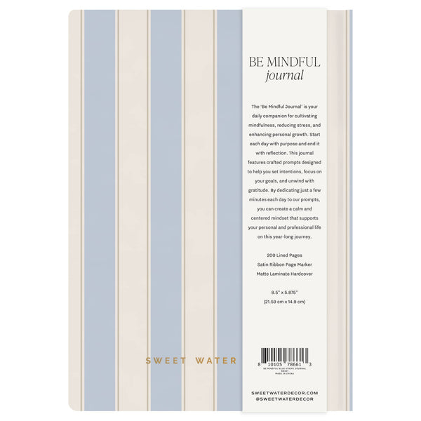 BE MINDFUL PROMPTED JOURNAL