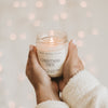 CHRISTMAS TREE SOY CANDLE - CLEAR JAR - 9 OZ