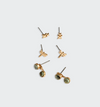 STUD TRIO EAR JACKET SET