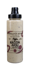 Terrapin Ridge Farms Bacon Aioli squeeze bottle on a white background