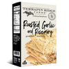 ROASTED GARLIC AND ROSEMARY CRACKERS 4OZ