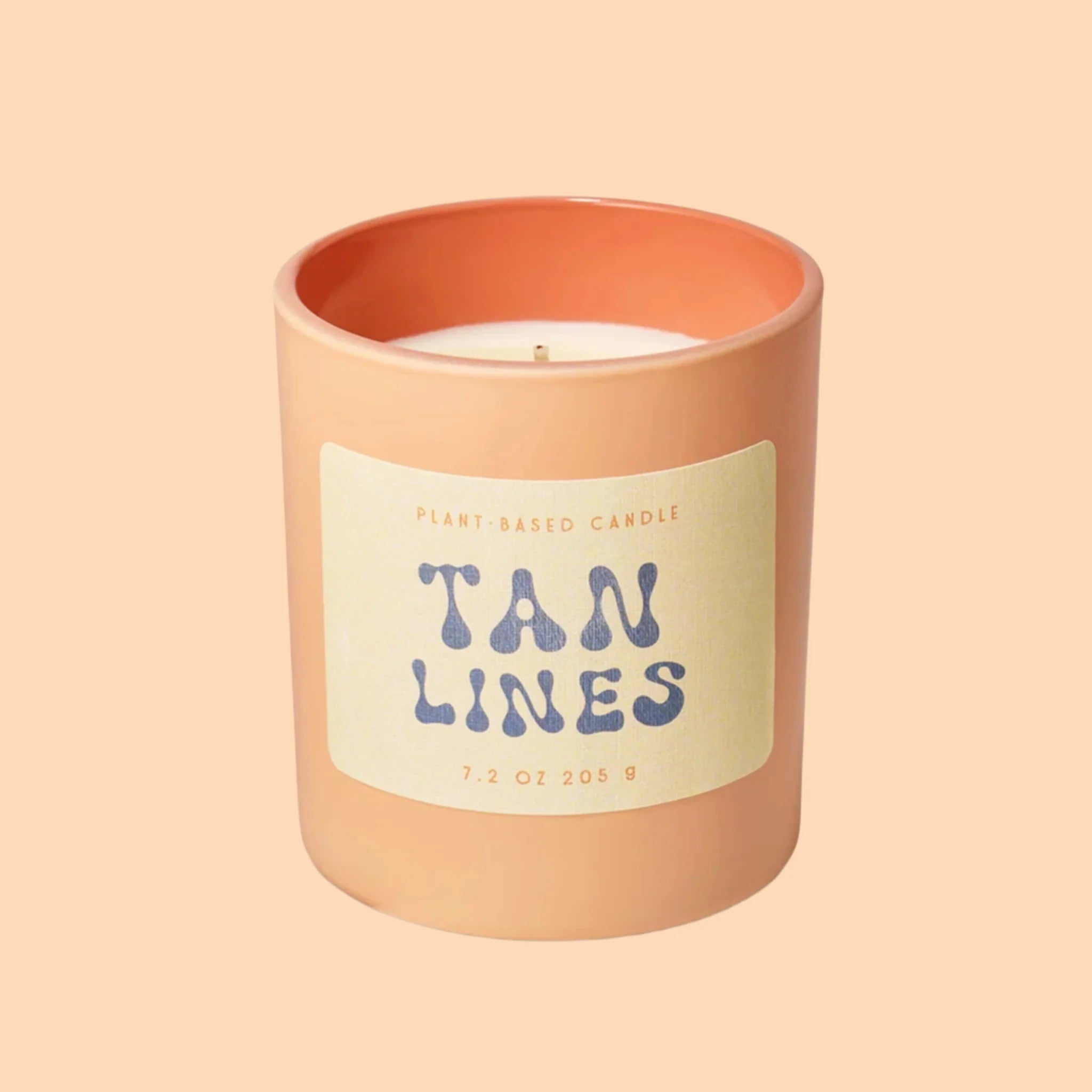 TAN LINES SUN GLASS CANDLE
