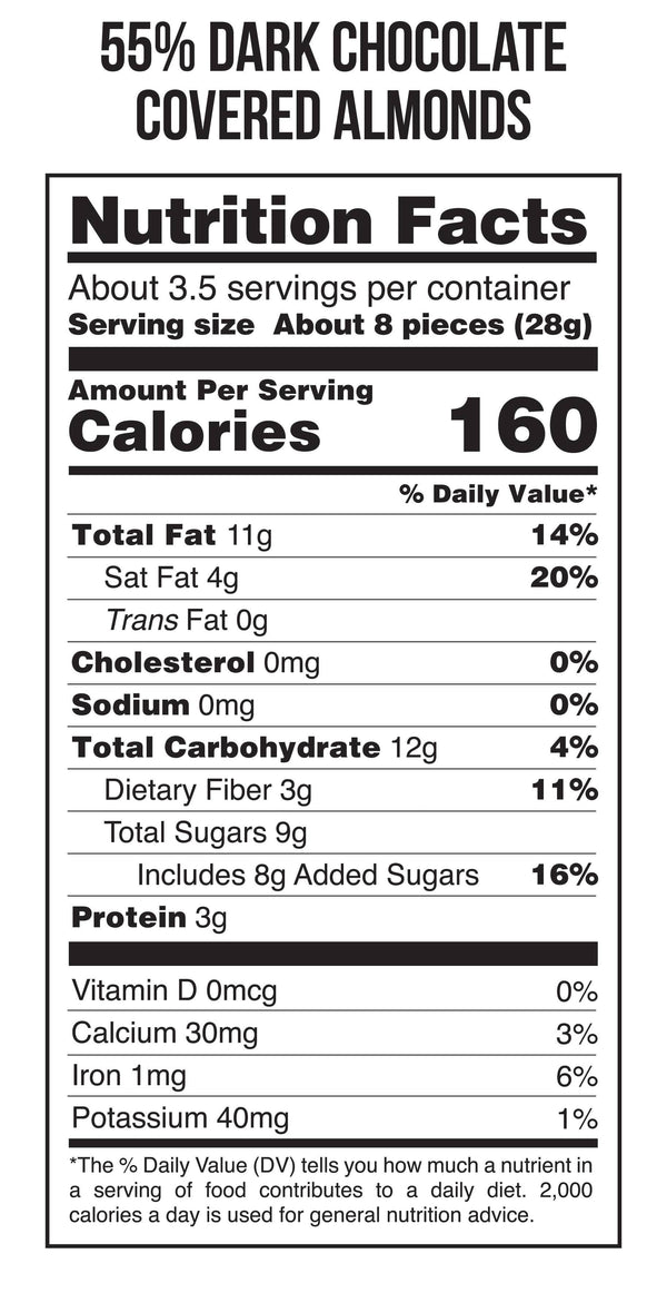 CHOCOLATE COVERED ALMONDS