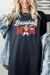 BASEBALL MOM GRAPHIC TEE - HEAVY COTTON