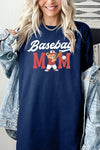 BASEBALL MOM GRAPHIC TEE - HEAVY COTTON