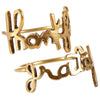 THANKSGIVING NAPKIN RING SET OF 4
