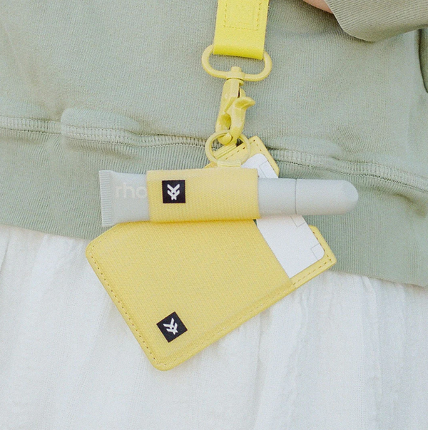 ELASTIC CHAP STICK/LIP BALM HOLDER KEYCHAIN ACCESSORY