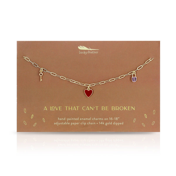 ENAMEL TREASURE NECKLACES