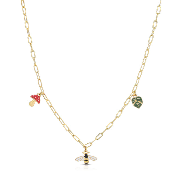 ENAMEL TREASURE NECKLACES