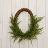 WREATH - OVAL TWIG BASE, MIXED FERNS