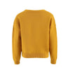 Yellow sweater on a white background