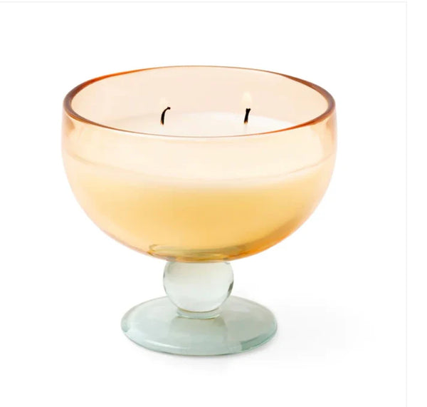 AURA TINTED GOBLET 6OZ YELLOW & BLUE - WILD NEROLI