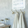 15" GOLD WALL HOOKS