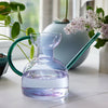 COLORED GLASS WATERING CAN