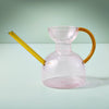 COLORED GLASS WATERING CAN