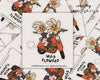 WILD FLOWERS WATERPROOF VINYL STICKER