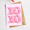 XOXO VALENTINE'S DAY CARD