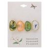 PASTEL 4 DRIED FLOWER GOLD BARRETTE