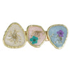 SOFT PASTEL 3 DRIED FLOWER BARRETTE