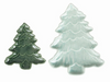 CERAMIC IRIDESCENT HOLIDAY TREE PLATE