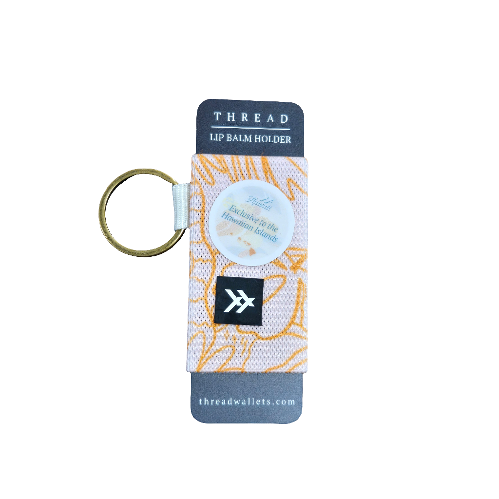 ELASTIC CHAP STICK/LIP BALM HOLDER KEYCHAIN ACCESSORY