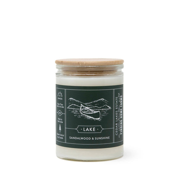 LAKE - WOOD TOP SOY CANDLE