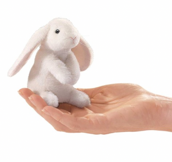 MINI LOP EARED RABBIT FINGER PUPPET