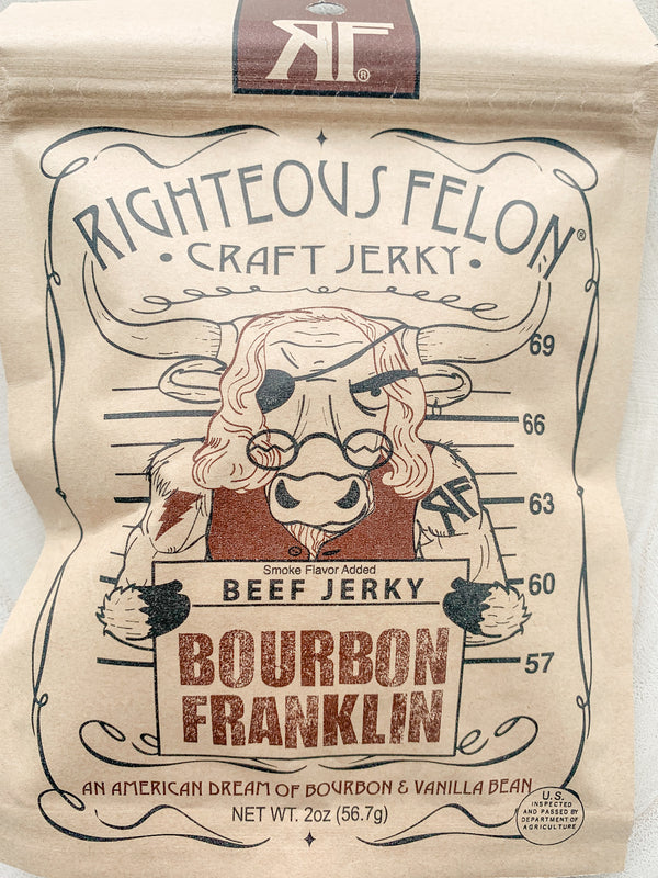 BOURBON FRANKLIN BEEF JERKY