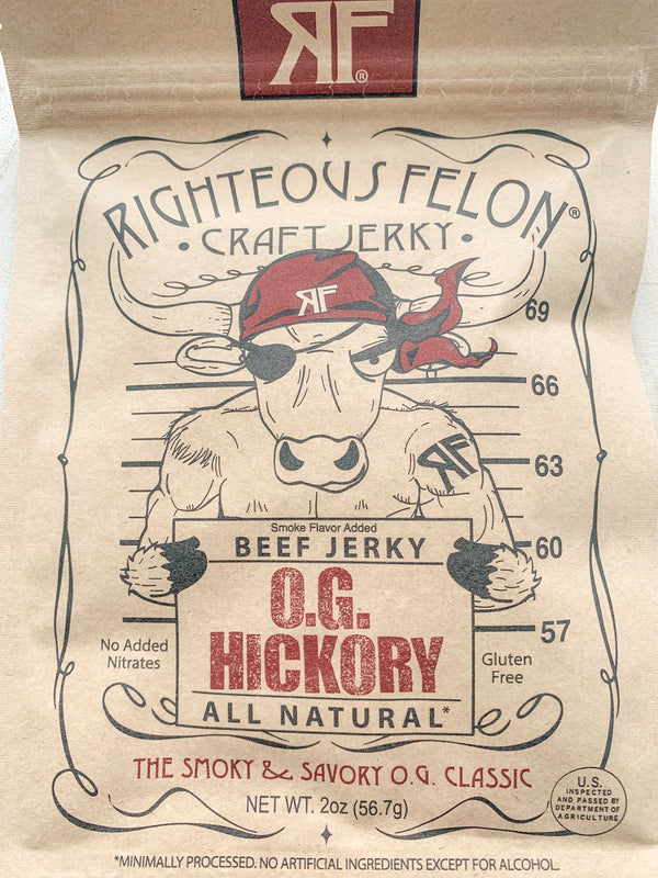 O.G. HICKORY SMOKED BEEF JERKY