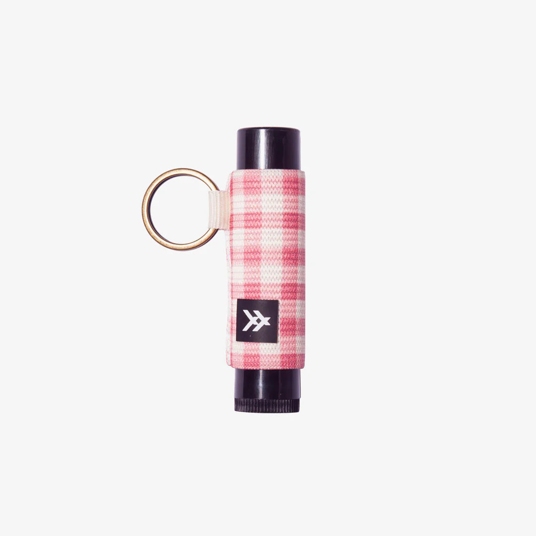 ELASTIC CHAP STICK/LIP BALM HOLDER KEYCHAIN ACCESSORY