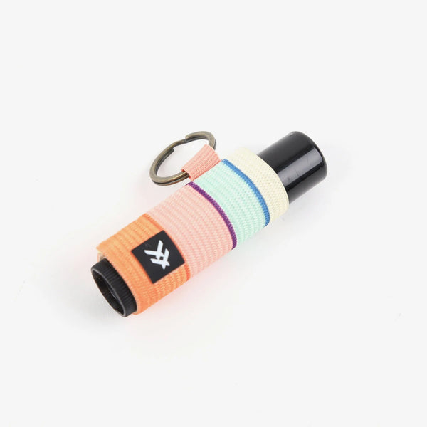 ELASTIC CHAP STICK/LIP BALM HOLDER KEYCHAIN ACCESSORY