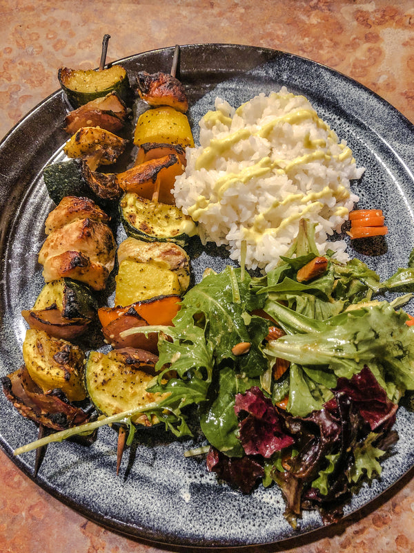 Coconut Curry Kabobs