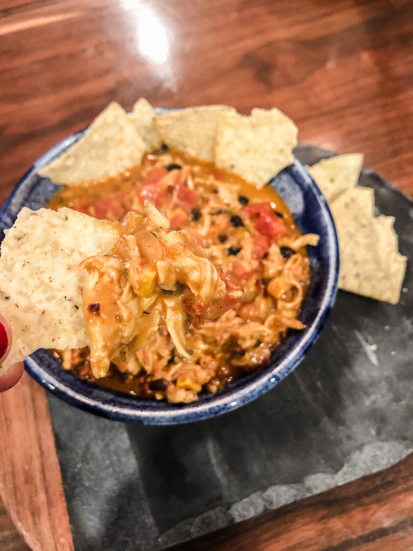 Game Day Shredded Chicken Taco Dip