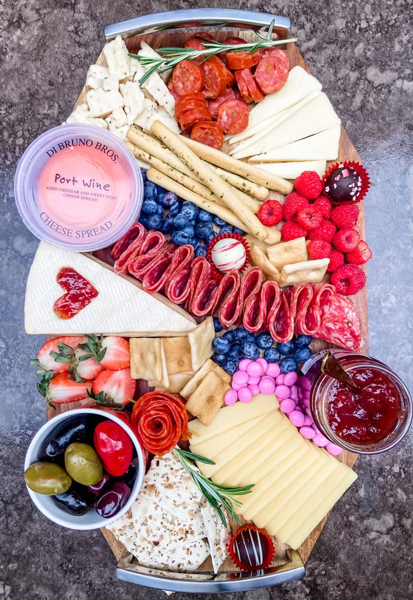 Valentine's Day Cheese & Chocolate Board