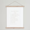 CANVAS WALL HANGING-THIS ONE THING SCRIPTURE: 8x10