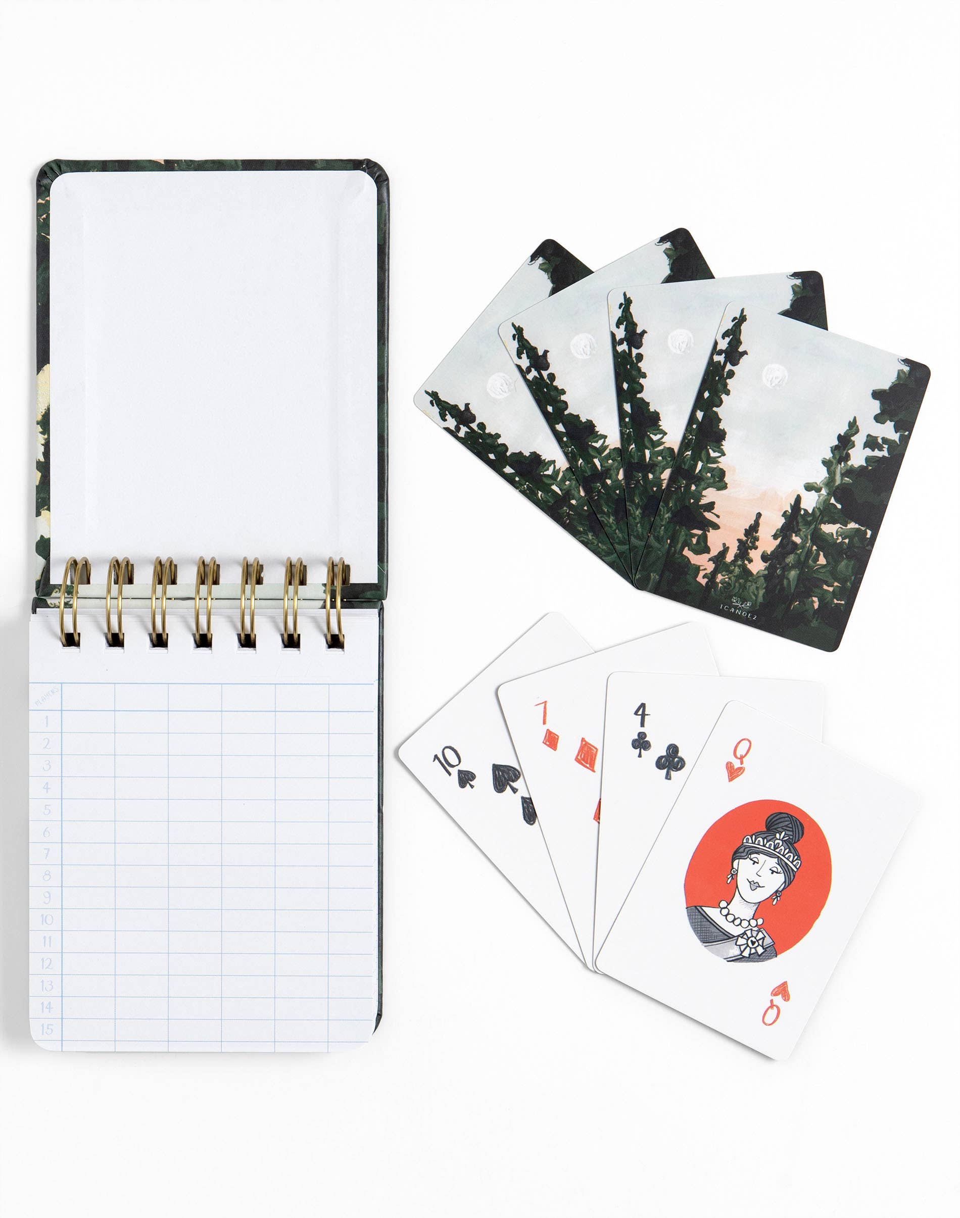 FOREST LANDSCAPE PLAYING CARD SET