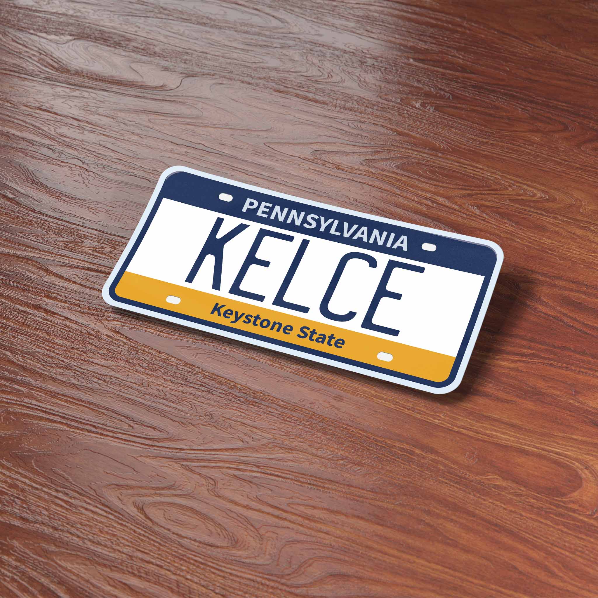 KELCE PHILLY SPORTS STICKER - PENNSYLVANIA LICENSE PLATE