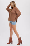 THERMAL HENELY SWEATER TOP