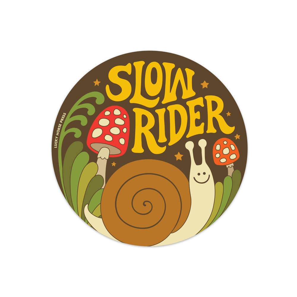 SLOW RIDER STICKER