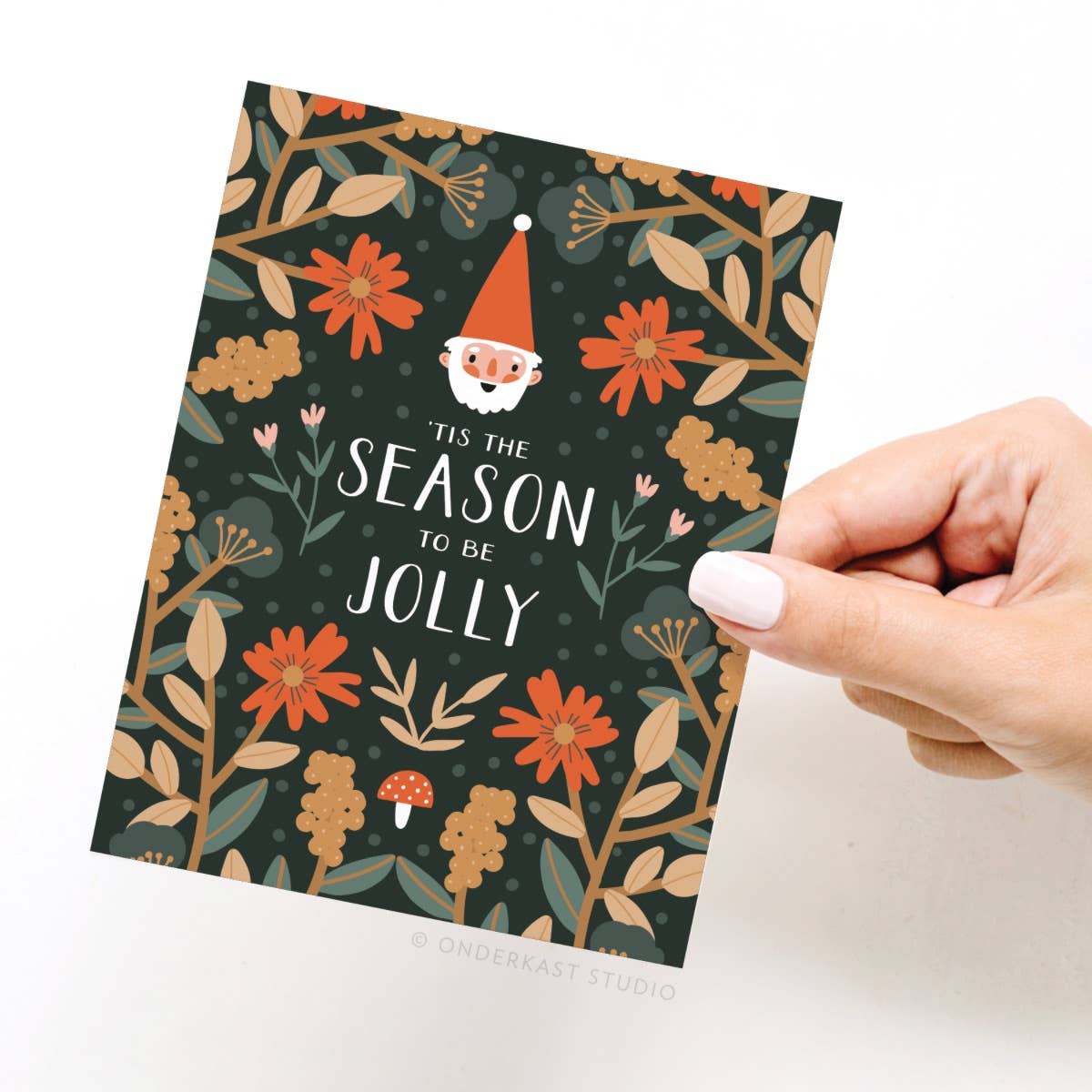 'TIS THE SEASON TO BE JOLLY GREETING CARD