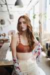 BOHO EYE LACE APPLIQUE BRALETTE