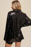 SALE-OVERSIZED PARTY SEQUIN BLAZER-SALE