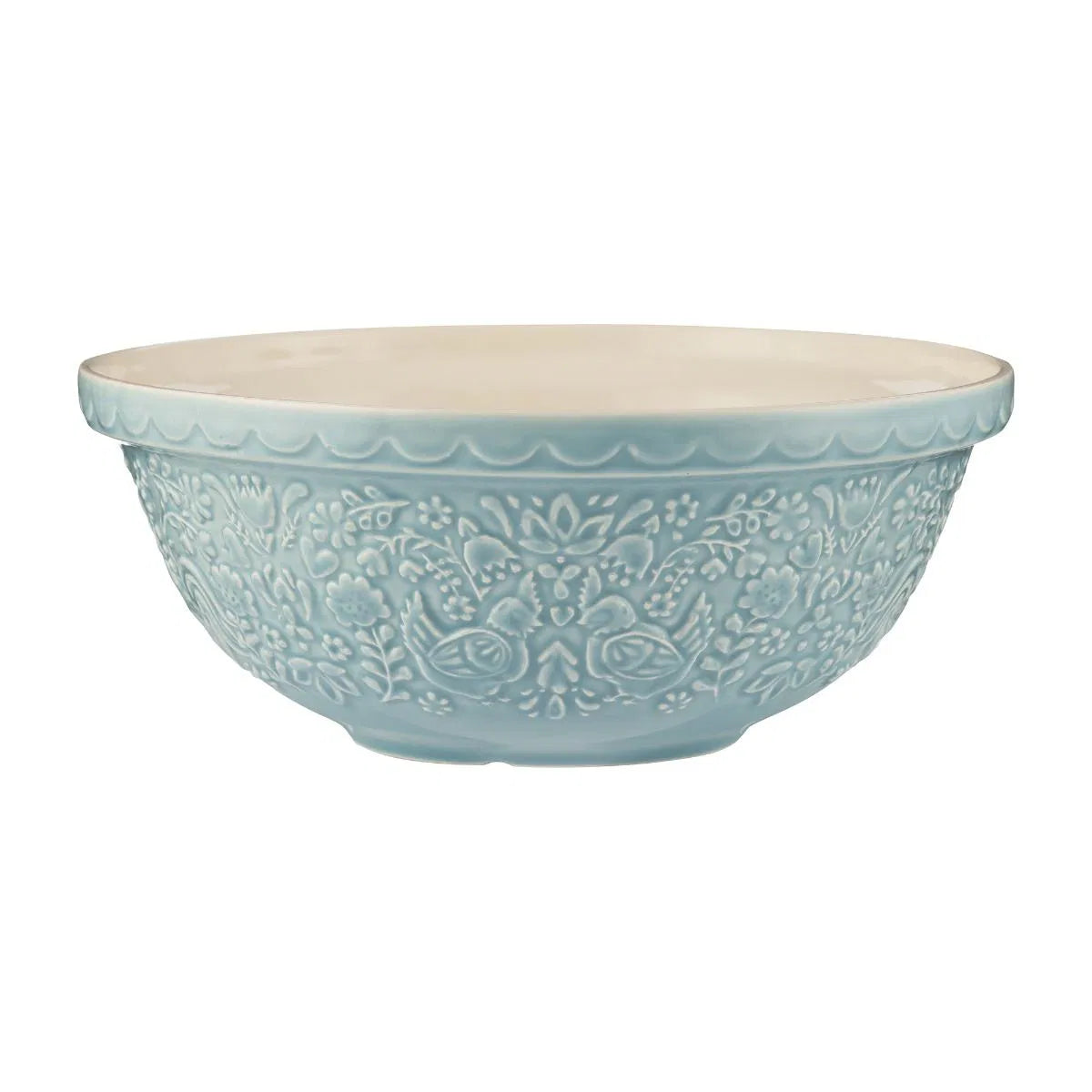 SIZE 18 HOME TO ROOST COLLECTION MIXING BOWL, CORNFLOWER BLUE 11