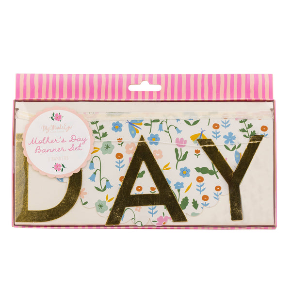 HAPPY MOTHER'S DAY BANNER SET